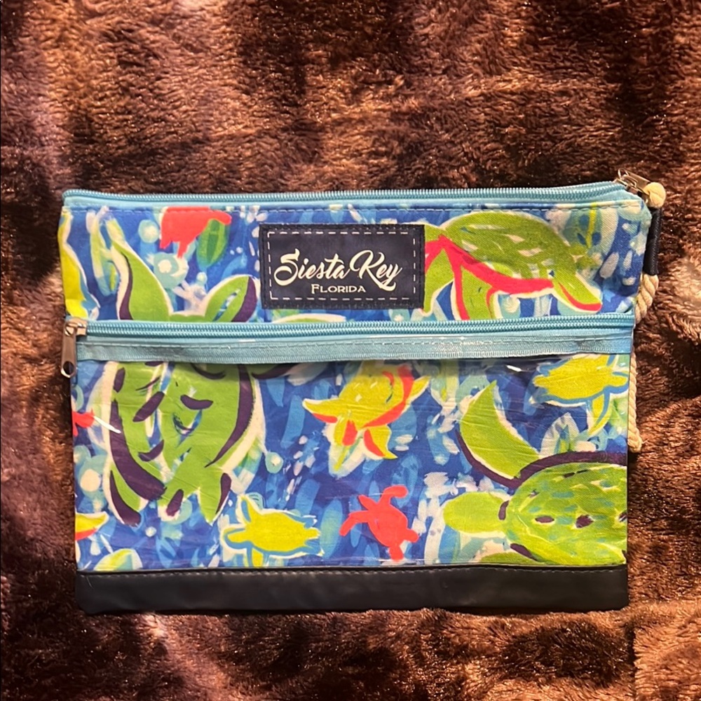 Siesta Key Florida Tropical Insulated Pouch